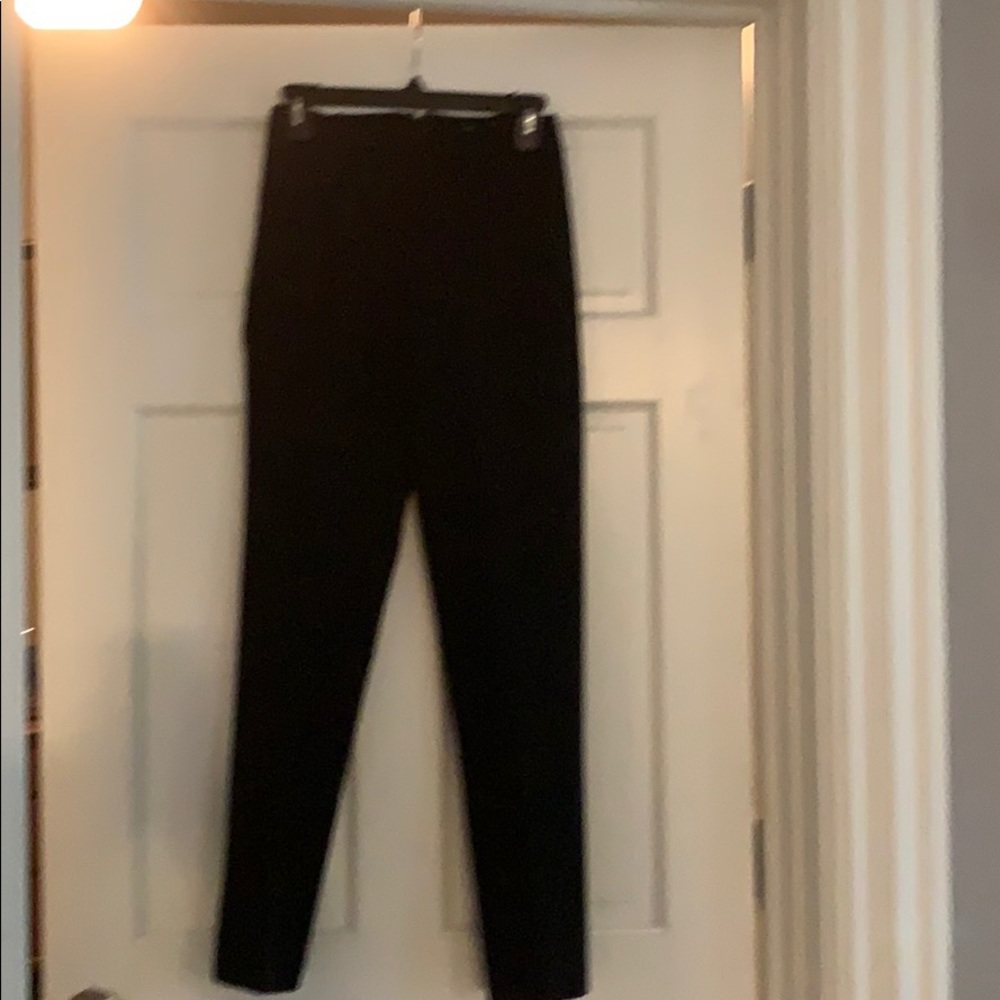 2 Piece Classic Navy Blue Light Knit Pant Suit